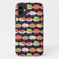 couverture coque iphone de rouleaux de sushi