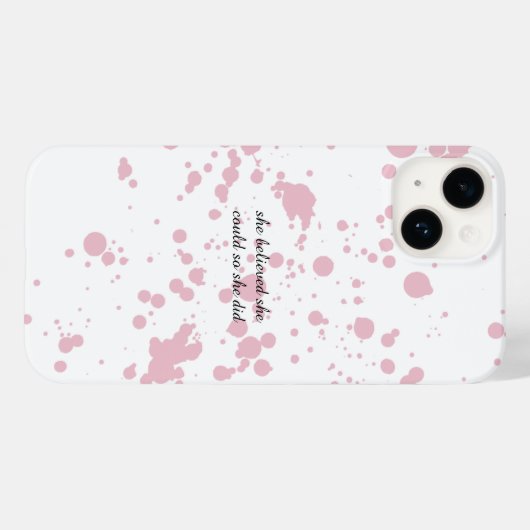 Couverture coque iphone minimaliste (Verso (horizontal))