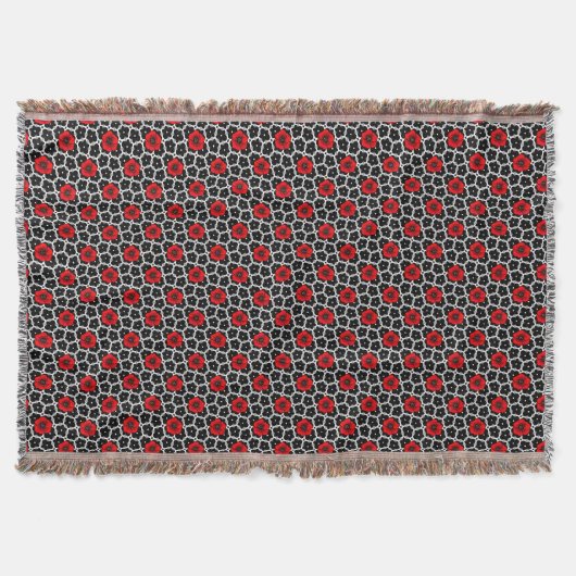 Couverture Coquelicot rouge sur fleurs de Goth (Devant)