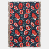 Couverture Coquelicots rouges avec feuillage vert (devant Vertical)