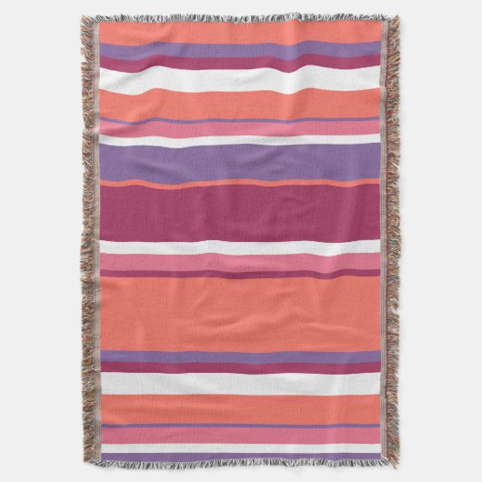 Couverture Corail vivant, rouge et violet (devant Vertical)