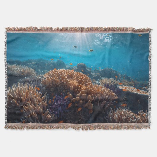 Couverture Coral Reef Throw Blanket (Devant)