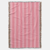 Couverture Coral rose bonbons rayures (devant Vertical)
