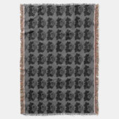 Couverture Corbeau Blanche Oiseau Esprit Animaux Jeter des co (devant Vertical)