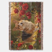 Couverture Corgi dans les Roses V (devant Vertical)
