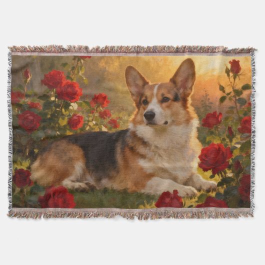 Couverture Corgi dans les Roses VI (Devant)