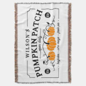 Couverture Correctif Citrouille Farmhouse personnalisé (devant Vertical)