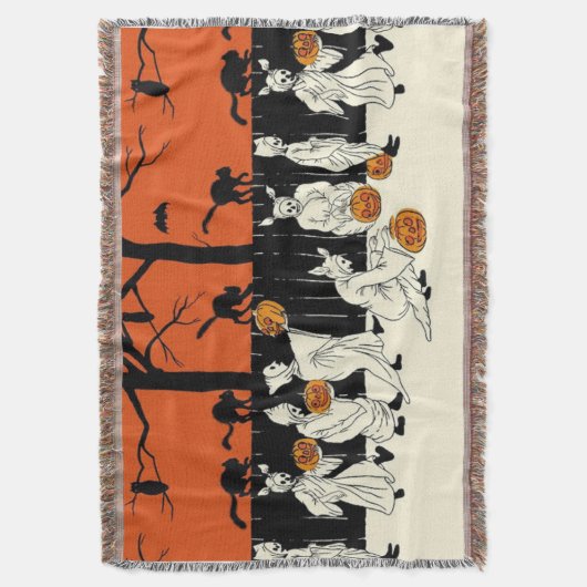 Couverture Costume Fantôme Jack-o'-lantern Chat Noir Chat Cha (devant Vertical)