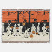 Couverture Costume Fantôme Jack-o'-lantern Chat Noir Chat Cha (Devant)