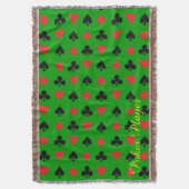 Couverture Costumes de carte de joueur de poker (devant Vertical)