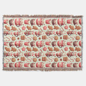 Couverture Cosy Christmas Cocoa and Gingerpain Motif (Devant)