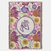 Couverture Cosy Nursery Fleur sauvage (devant Vertical)