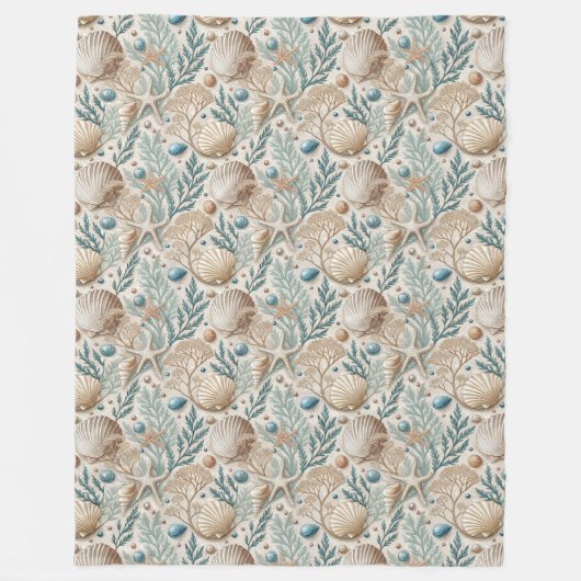 Couverture côtière raffinée Desig de corail de coq (Devant)