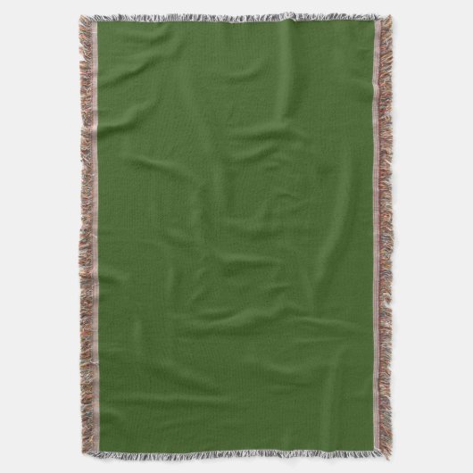 Couverture Coton Simple Forest Green Authority® (devant Vertical)