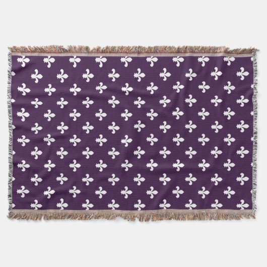 Couverture Cottage Eggplant Sud Fleur de Lys (Devant)