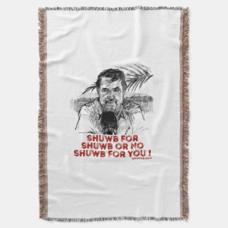 Couverture Cotton Throw "Shuwb 4 Shuwb"