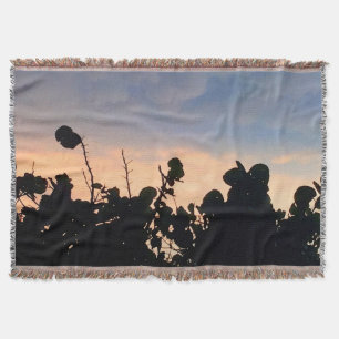 Couverture Coucher de soleil en dentelle noire