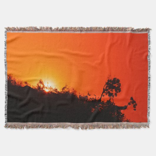 Couverture Coucher de soleil Silhouette (Devant)
