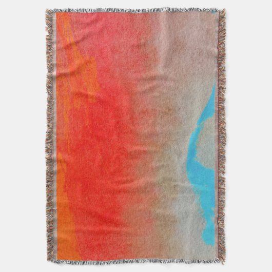 Couverture Coucher de soleil sur l'océan Abstrait (devant Vertical)