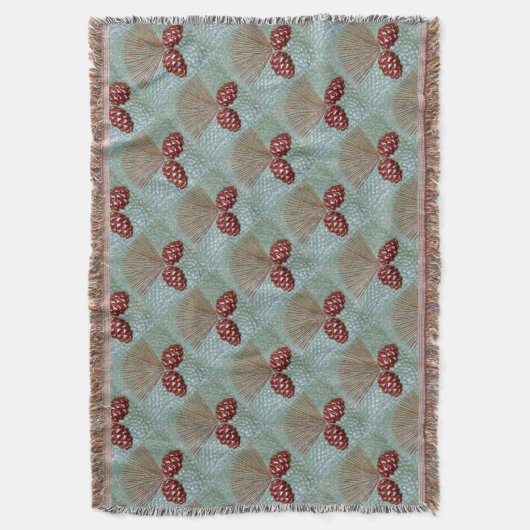 Couverture Couchette à jetons avec Pinecone (devant Vertical)