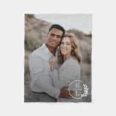 Couverture couleur modifiable du monogramme de cou (Devant)