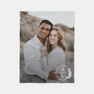 Couverture couleur modifiable du monogramme de cou