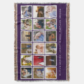 Couverture Couleur personnalisée du collage photo (devant Vertical)