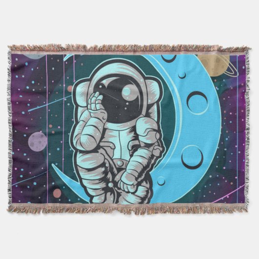 Couverture couleur pleine astronaute (Devant)