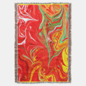 Couverture Couleurs chaudes Art Motif. Acheter maintenant (devant Vertical)