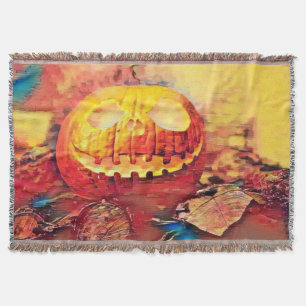 Couverture Couleurs d'automne citrouilles vintages dessin Jeu
