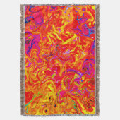 Couverture Couleurs de lave en gras Conception abstraite (devant Vertical)