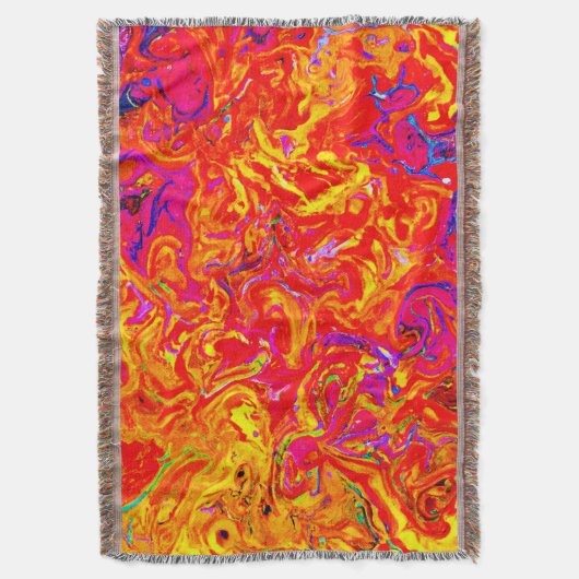 Couverture Couleurs de lave en gras Conception abstraite (devant Vertical)