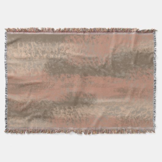 Couverture Couleurs douces Abstraites Beige Brown (Devant)