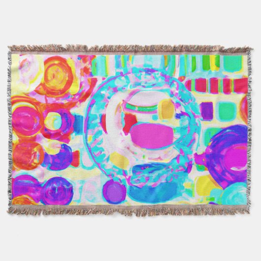 Couverture Couleurs vives Motif aléatoire (Devant)
