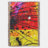 Couverture Couleurs vives Peinture Motif. Commandez dès maint (devant Vertical)