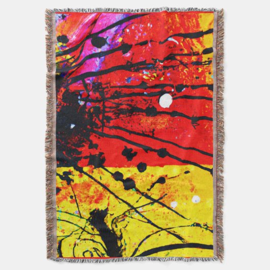 Couverture Couleurs vives Peinture Motif. Commandez dès maint (devant Vertical)