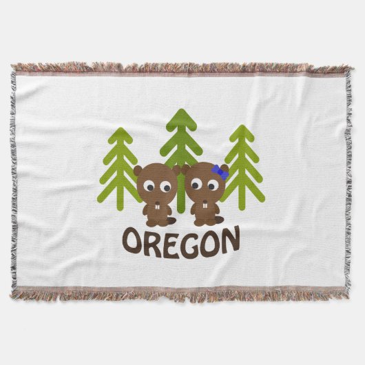 Couverture Couple castor mignon Oregon (Devant)
