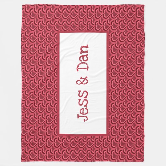 Couverture Couple en polaire (Devant)