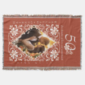 Couverture Couples romantiques Photo Rouille rouge 50 Anniver (Devant)