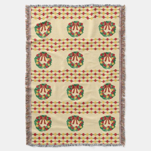 Couverture Couronne de Noël tricotée (devant Vertical)