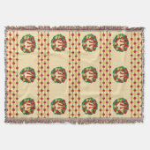 Couverture Couronne de Noël tricotée (Devant)