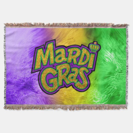 Couverture Couronne festive de SlipperyJoe thème Mardi Gras r (Devant)