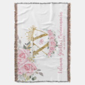 Couverture Couronne rose Florale XV QUINCEAÑERA Quince Keepsa (devant Vertical)