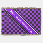 Couverture Course de voiture / Motif d'échecs + votre backgr. (Devant)