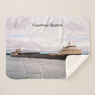 Couverture Courtney Burton sherpa