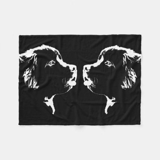 Couverture couvrante de chiot de Terre-Neuve (Devant (Horizontal))