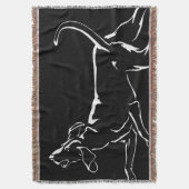 Couverture couvrante de jet d'art de chien de (devant Vertical)