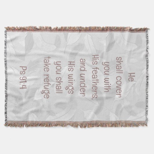 Couverture Couvrez-Vous Avec Ses Plumes Bible Citation Ps 91: (Devant)