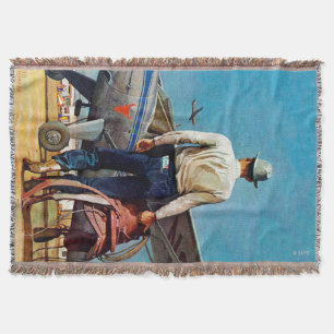 Couverture Cowboy de vol par Mead Schaeffer