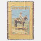 Couverture Cowboy (vue de côté) Nouveau Mexique (devant Vertical)